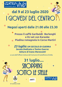 Shopping Sotto le Stelle 2020