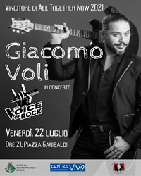 Giacomo Voli in concerto venerdì 22 luglio 2022