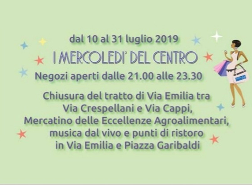 i mercoledi del centro 2019 centro vivo castelfranco emilia